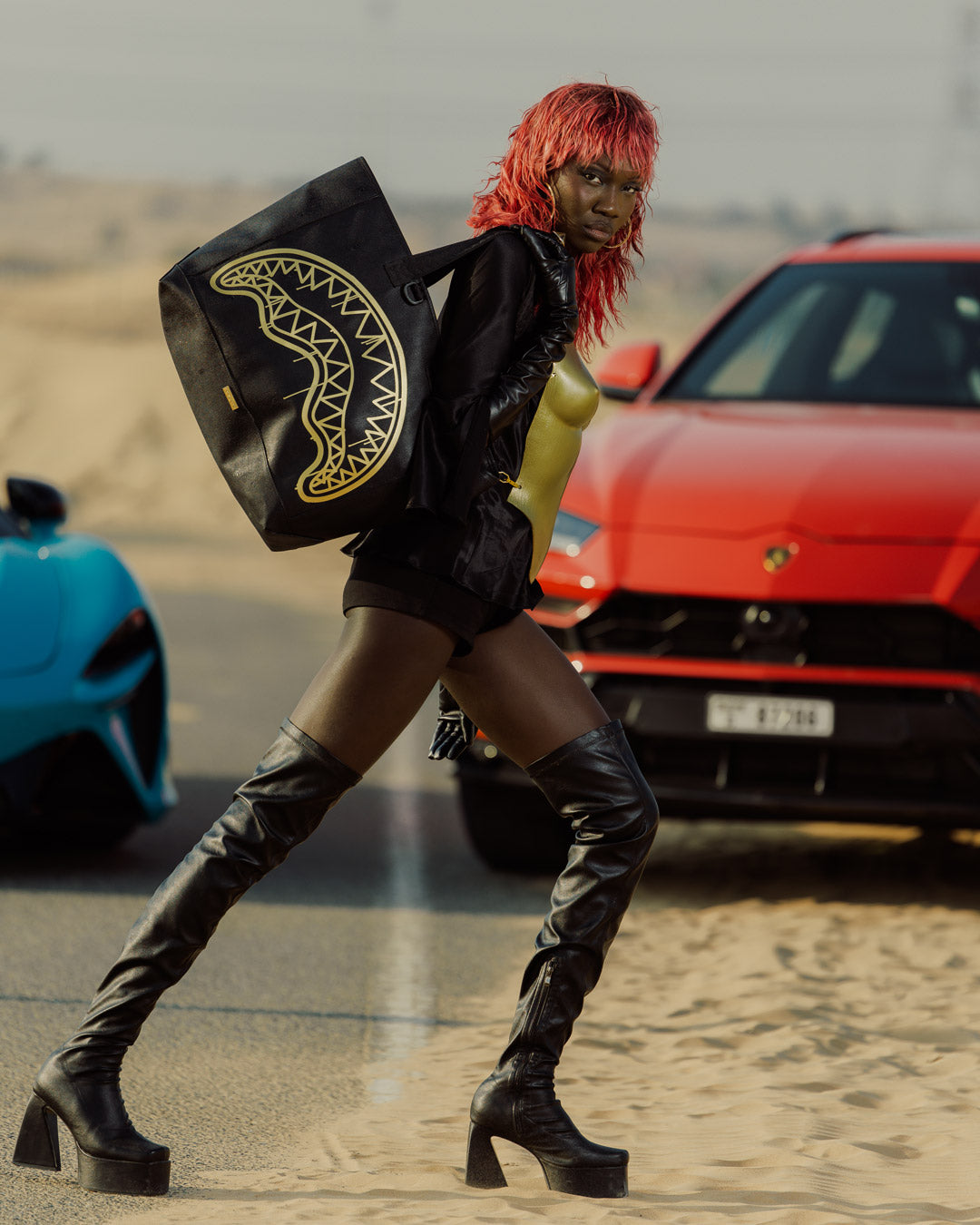 GOLD FANG BEACH TOTE