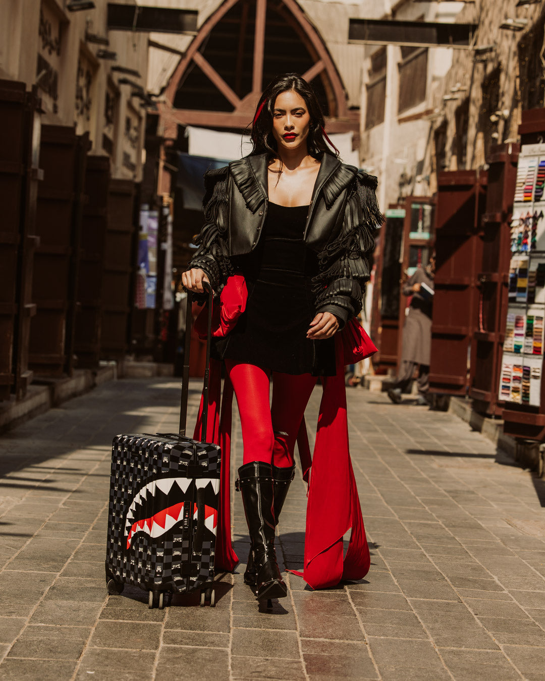 SHARK MOB HIDEOUT CARRY-ON LUGGAGE