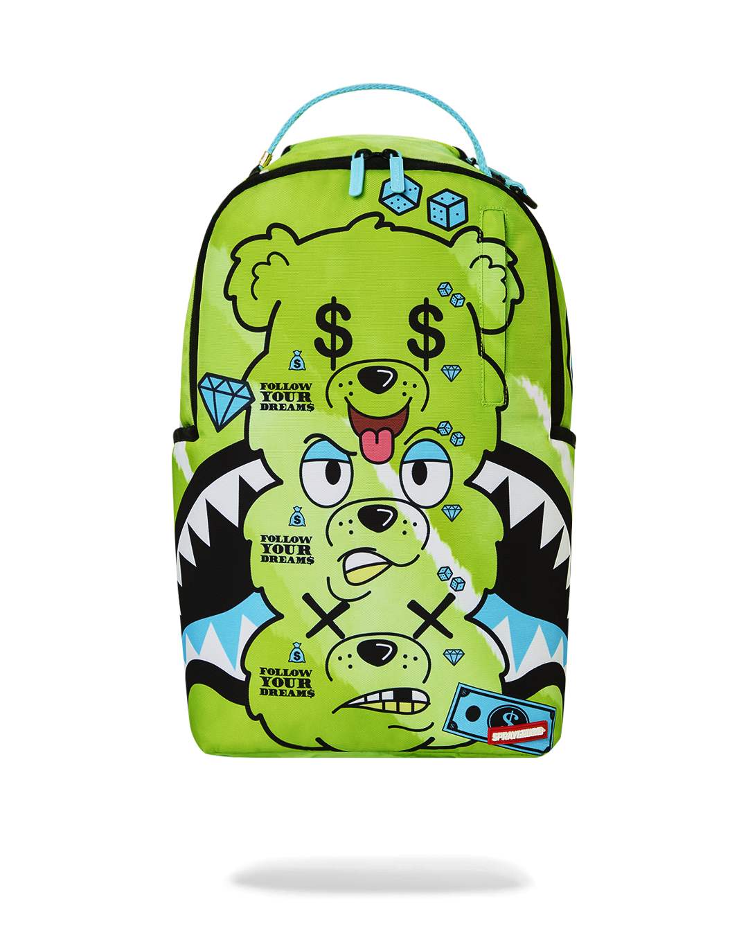 MONEY BEAR SEEING TRIPLE DLXSR BACKPACK