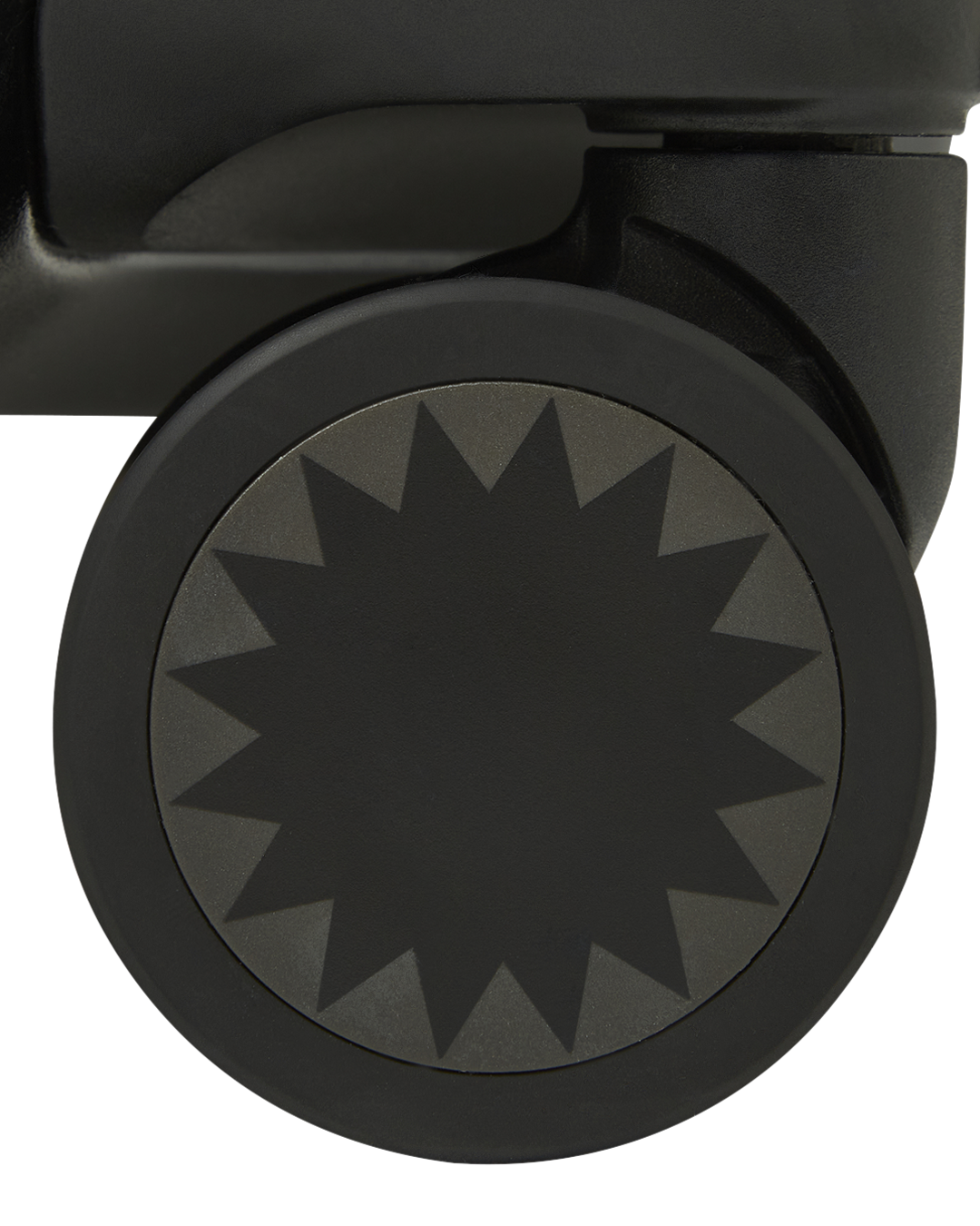THE JOURNEY BEGINS SHARKITECTURE CARRY-ON LUGGAGE BLACK WITH EXTRA STICKERS